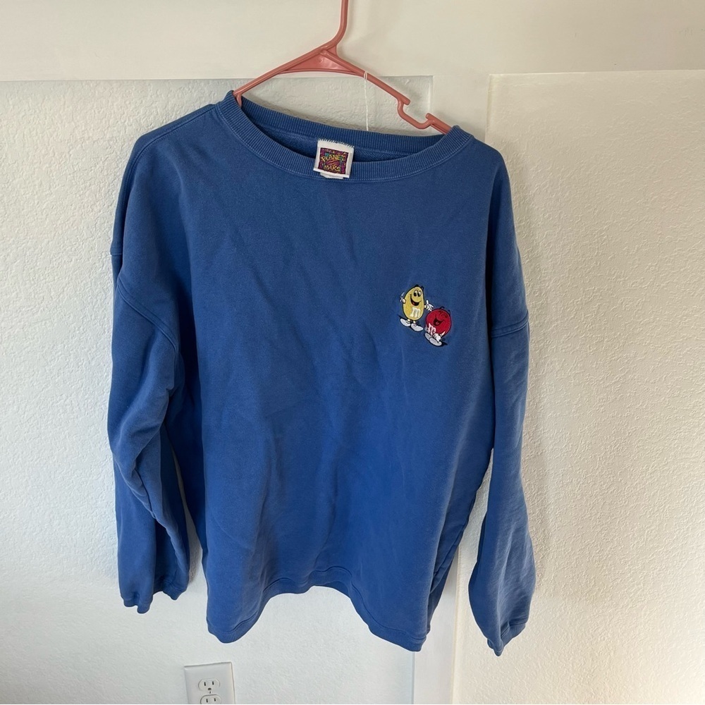 Vintage Planet Mars Men's Large M&Ms Crewneck Sweatshirt.